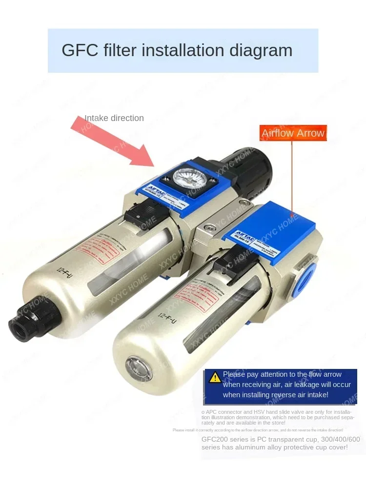 Фильтро AirTAC Original doble GFR300-10 + GL300-10 GFC30010F1