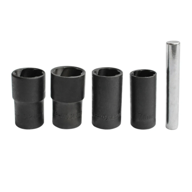 

Y5LE Damaged Screw Extractor Remover Drill Bit Set Disassemble Screws Bolt Stud Slip Teeth Demolish Stripped Broken Remover