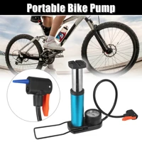 x autohaux portable mini bicycles high pressure bike air shock pump with lever gauge 160psi road mountain bike accessories