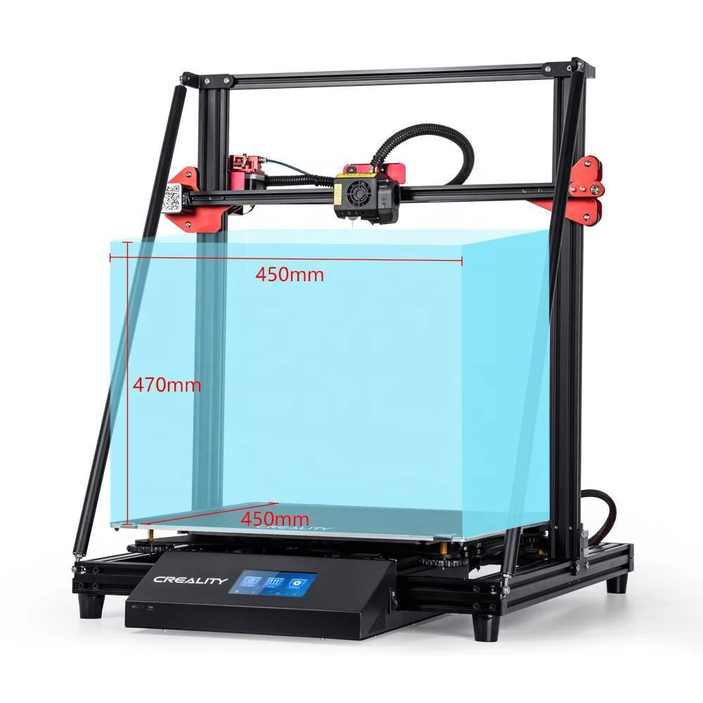 

Creality CR-10 Max Large 3D Drucker 450 * 450 * 470mm Auto leveling CV touch screen print 8G TF card 3d printer