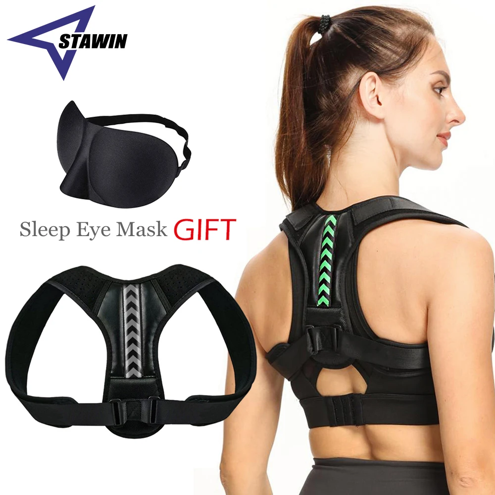 

Sport Back Shoulder Posture Corrector Belt Upper Back Neck Brace Clavicle Spine Support Reshape Your Body Home Office Gym School