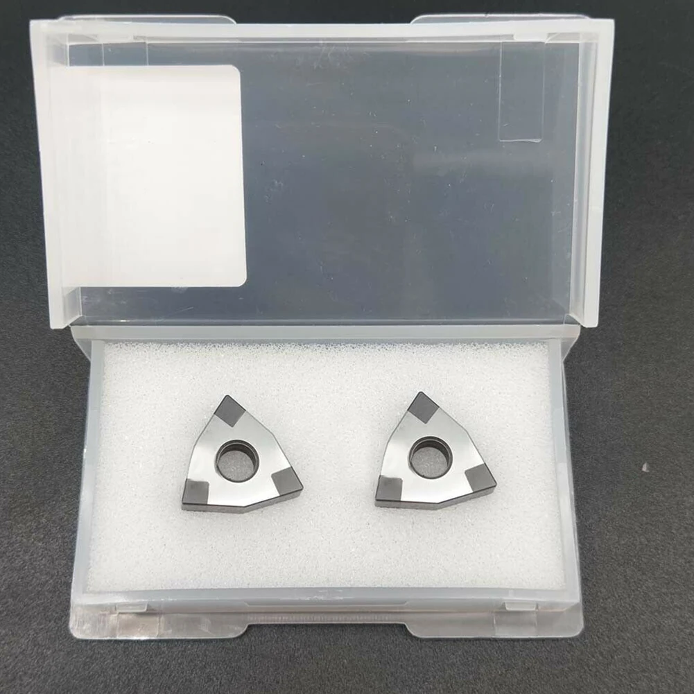 

2PCS WNMG080404 CBN WNMG431 CBN Boron Nitride Diamond Insert Cutters Wood Turning Tools For Steel Cast Iron Turning Tool