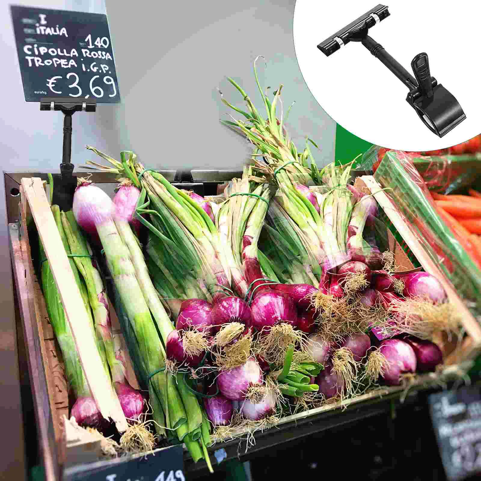 

Represent Price Clamp Advertising Label Rack Supermarket Tag Clip Display Holder