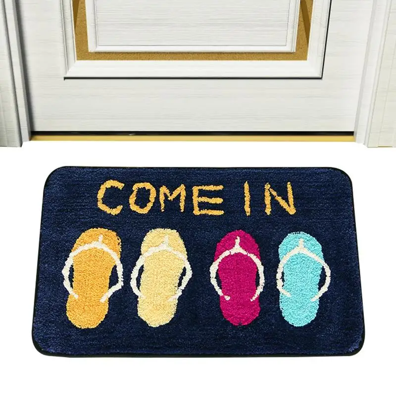 

Summer Floor Mats Slipper Absorbent Mat Anti-Slip Water Absorbent Rug Mat For Bathroom Kitchen Bedroom Living Room
