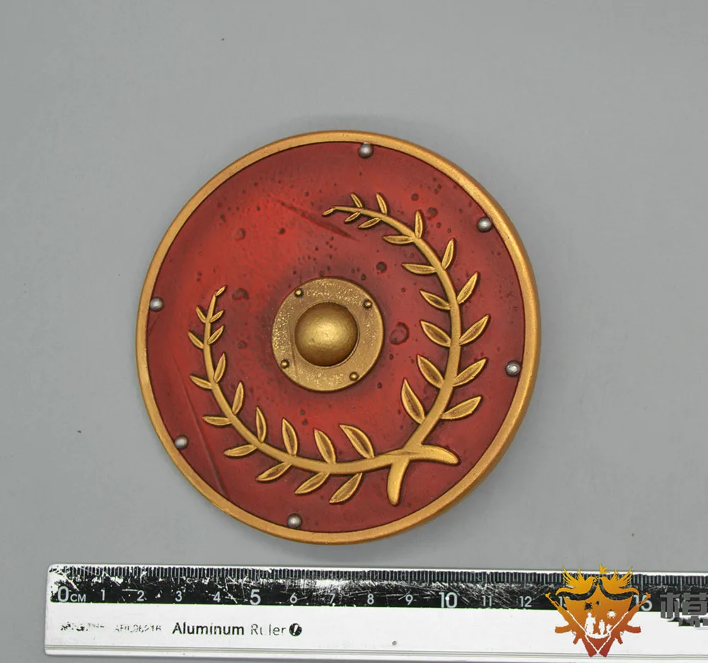 HHMODEL & HAOYUTOYS HH18061 винтажный Императорский Легион-римский флаг брелок круглый боевой щит оружие подходит для 12 