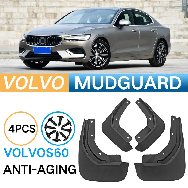 

Front Rear Car Mud Flaps For New Volvo S60 2020 ON Splash Guard Fender mudflap mudguard Auto Fender Flares accessories