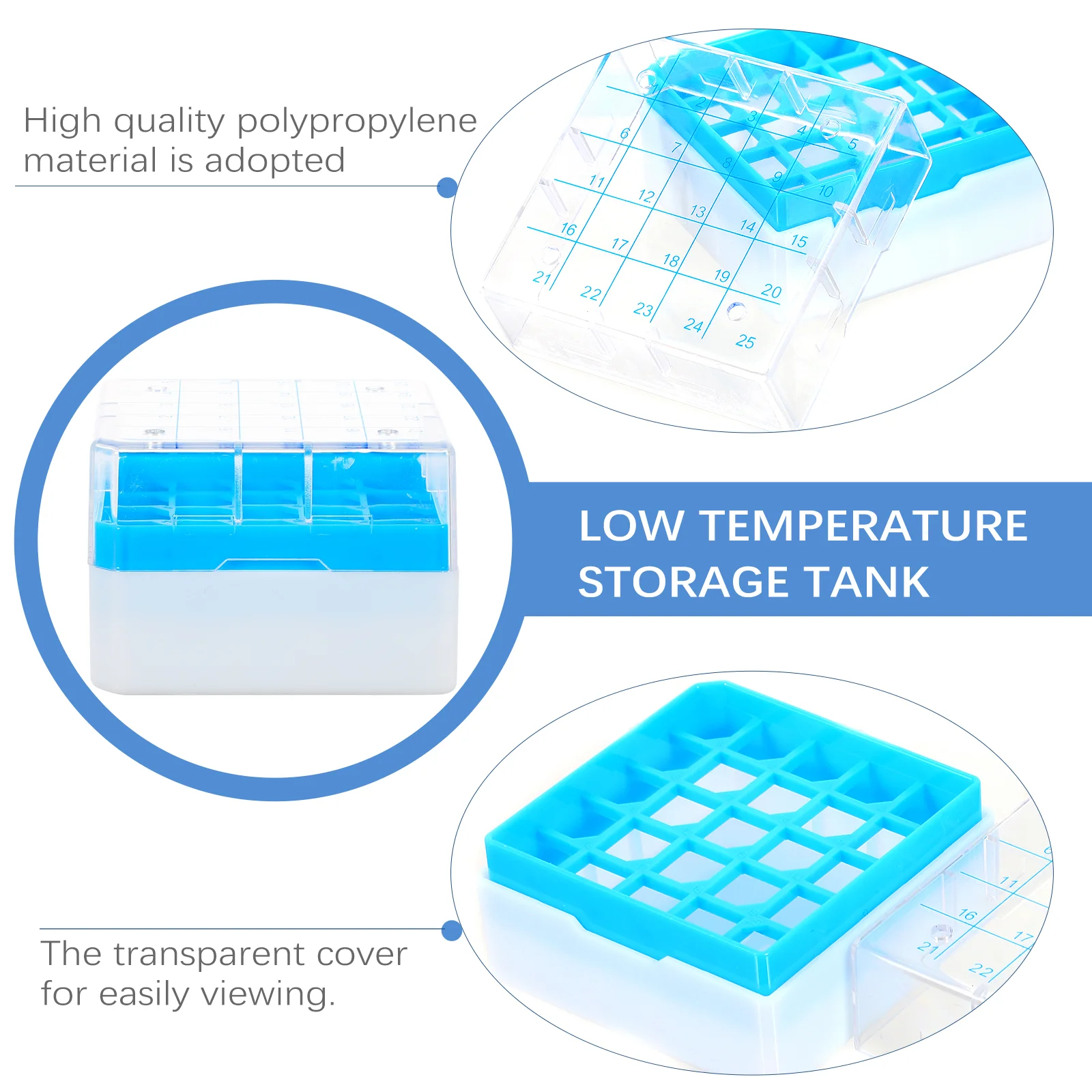 

Tubes Box Test Storage Tube Freezingrack Sample Freezer Vial Ab Holder Cryovial Boxs Cold Standcryobox Clear Vials Boxes