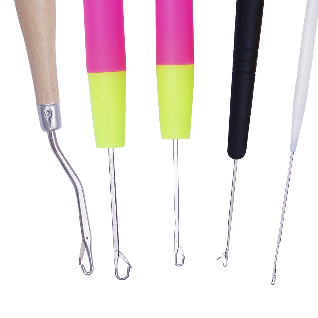 Крючки для вязания крючком с деревянной ручкой 5 шт. | Дом и сад