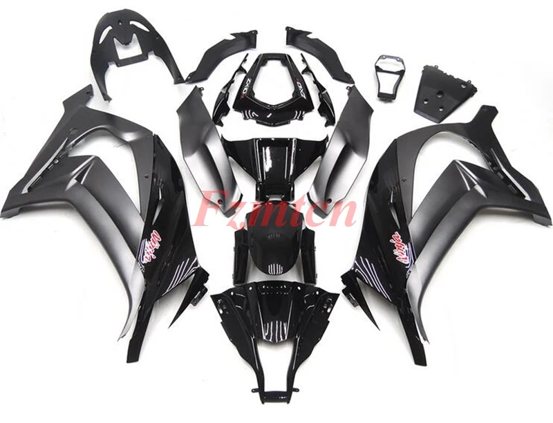 

Стильные новые комплекты обтекателей из АБС-пластика, подходят для Kawasaki Ninja ZX-10R 2011 2012 2013 2014 2015 11 12 13 14 15, черный комплект кузова