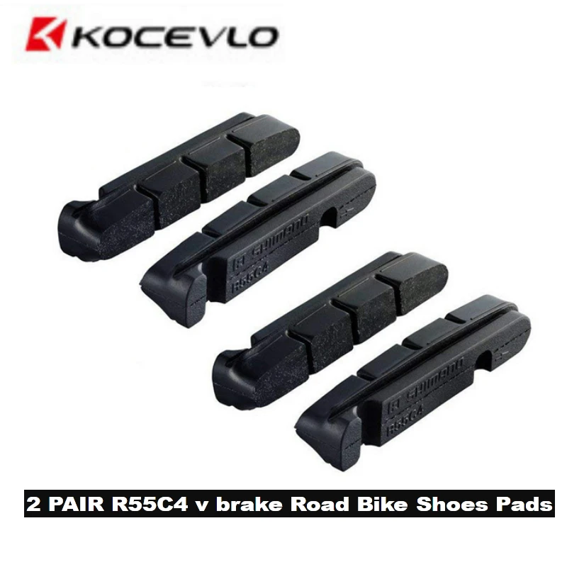 

Bike Shoes Pads R55C4 v brake Road Bike Shoes Pads 2 Pairs For Carbon/Aluminium Alloy Rims Dura-Ace/Ultegra/105 R8000 6800 Bike