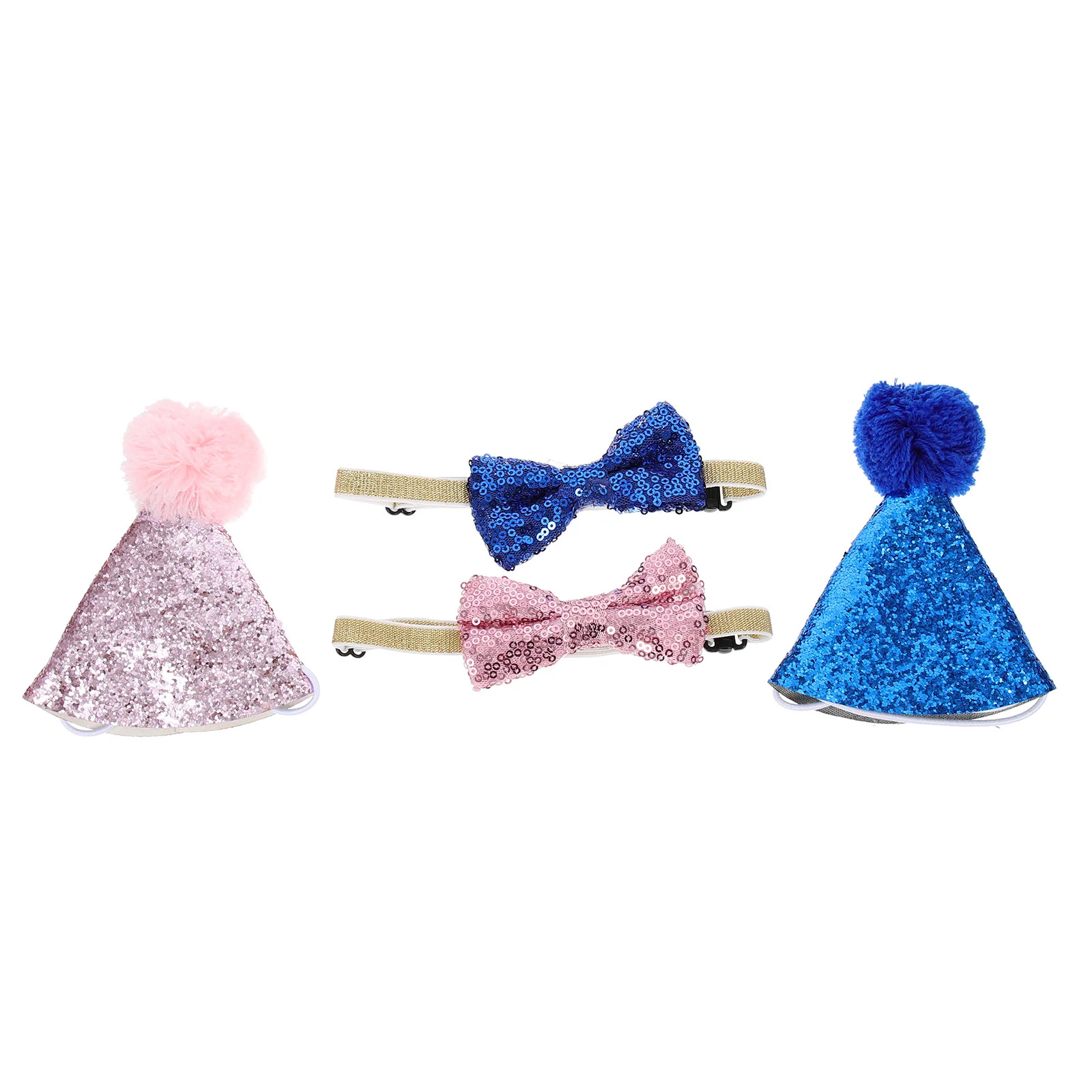 

Dog Birthday Pet Collar Hat Bow Cat Party Tie Puppy Crown Accessories Costume Grooming Ties Neck Headband Bowtie Handkerchiefs
