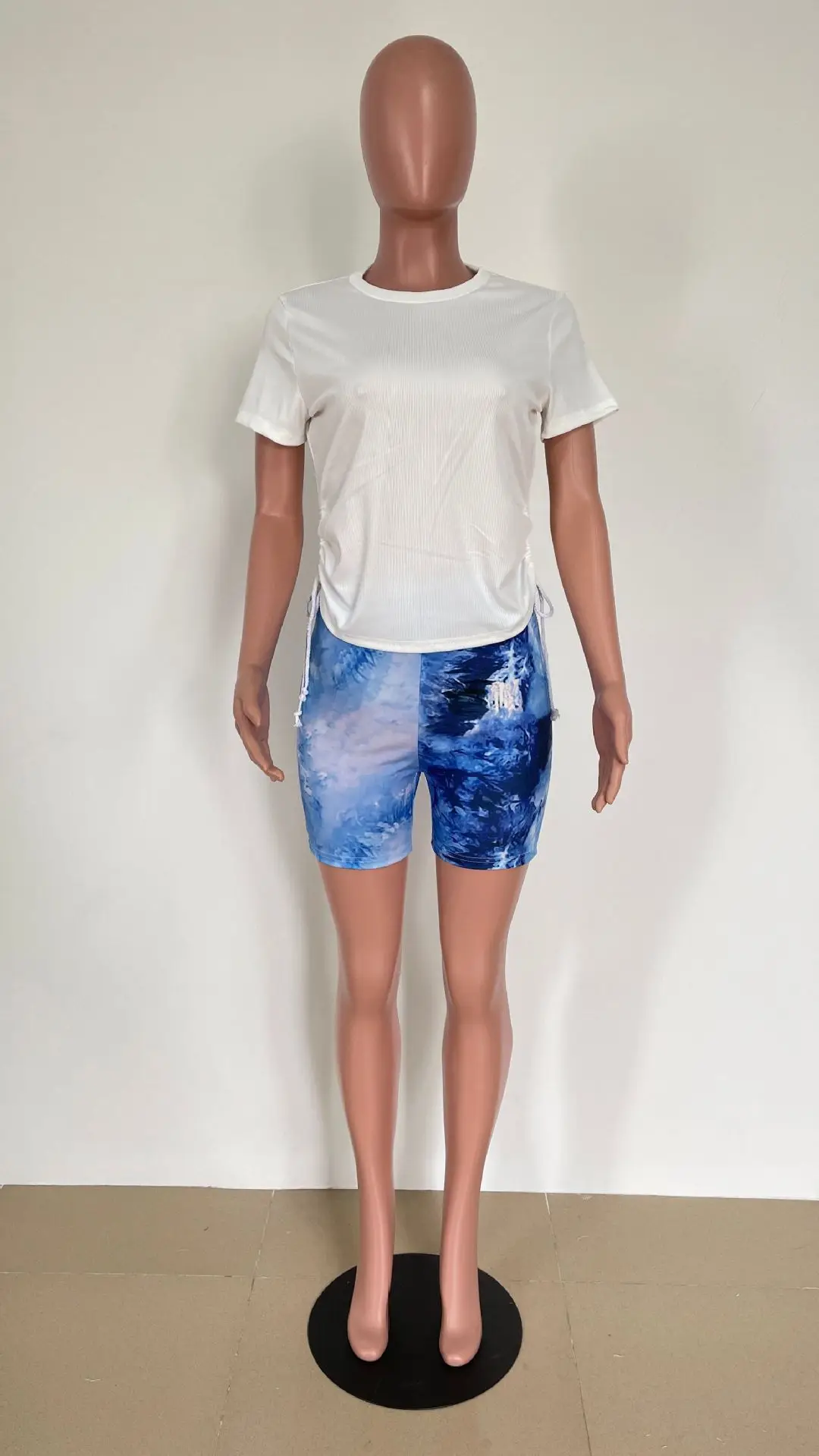 Summer Women Two Piece Set Sportswear T-Shirts and Shorts Ladies Casual O-Neck Pullover Short Sleeve T-Shirt Tracksuits