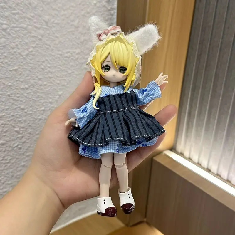 Фото Только одежда, костюм для 11-17 см, кукла Penny Bang Ni Tu A Si Ti Bjd, 8/12, осенне-зимний стиль, одежда для кукол Ob, подарки-сюрпризы для девочек №2