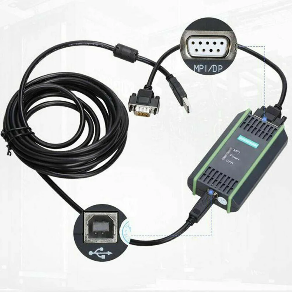 USB-кабель для программирования MPI для ПЛК Siemens S7 200 300 400, адаптер RS485, 6ES7972-0CB20-0XA0, инструмент для связи PPI (art.: 3920daee245b7) - 3920daee245b7