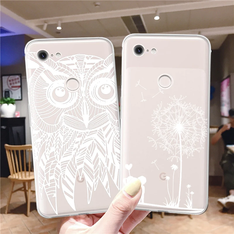 

Owl Art Clear Phone Case for Google Pixel 6 6pro 5 5a 4 3 2 XL Soft TPU Cover for Pixel 4a 3a XL Dandelion Fundas Coque Shells