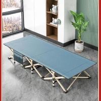 folding bed single siesta recliner adult office simple marching household portable multifunctional siesta artifact