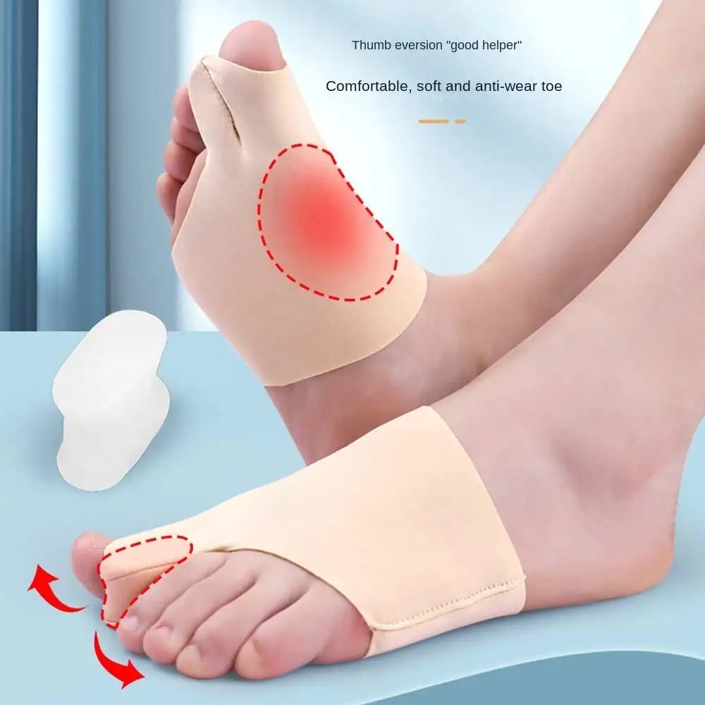 

Toe Valgus Protector Toe Separators Foot Care Tools Bunion Correctors Toe Straightener SEBS Toe Orthotics Brace Household