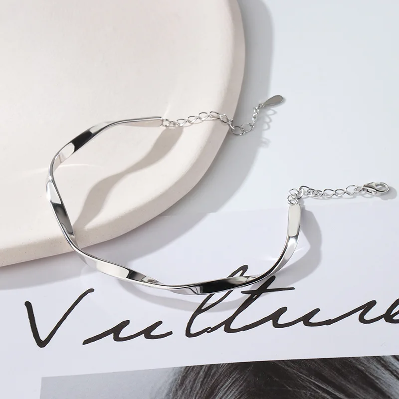 Женский браслет бесконечности из серебра 925 пробы | Украшения и аксессуары