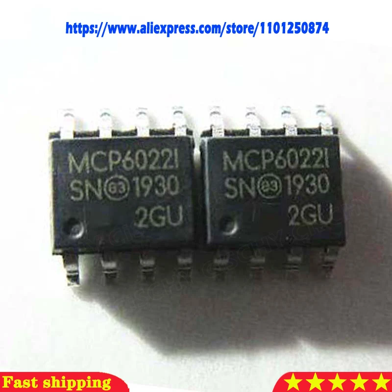 

10 шт. MCP6022-I/SN MCP6022-I SOP-8 SOP MCP6022 SMD