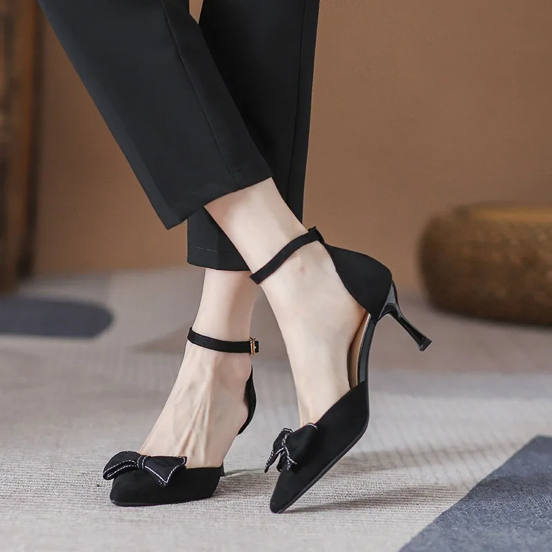 Женские туфли-карандаш на высоком каблуке 7 см роскошные дизайнерские модные