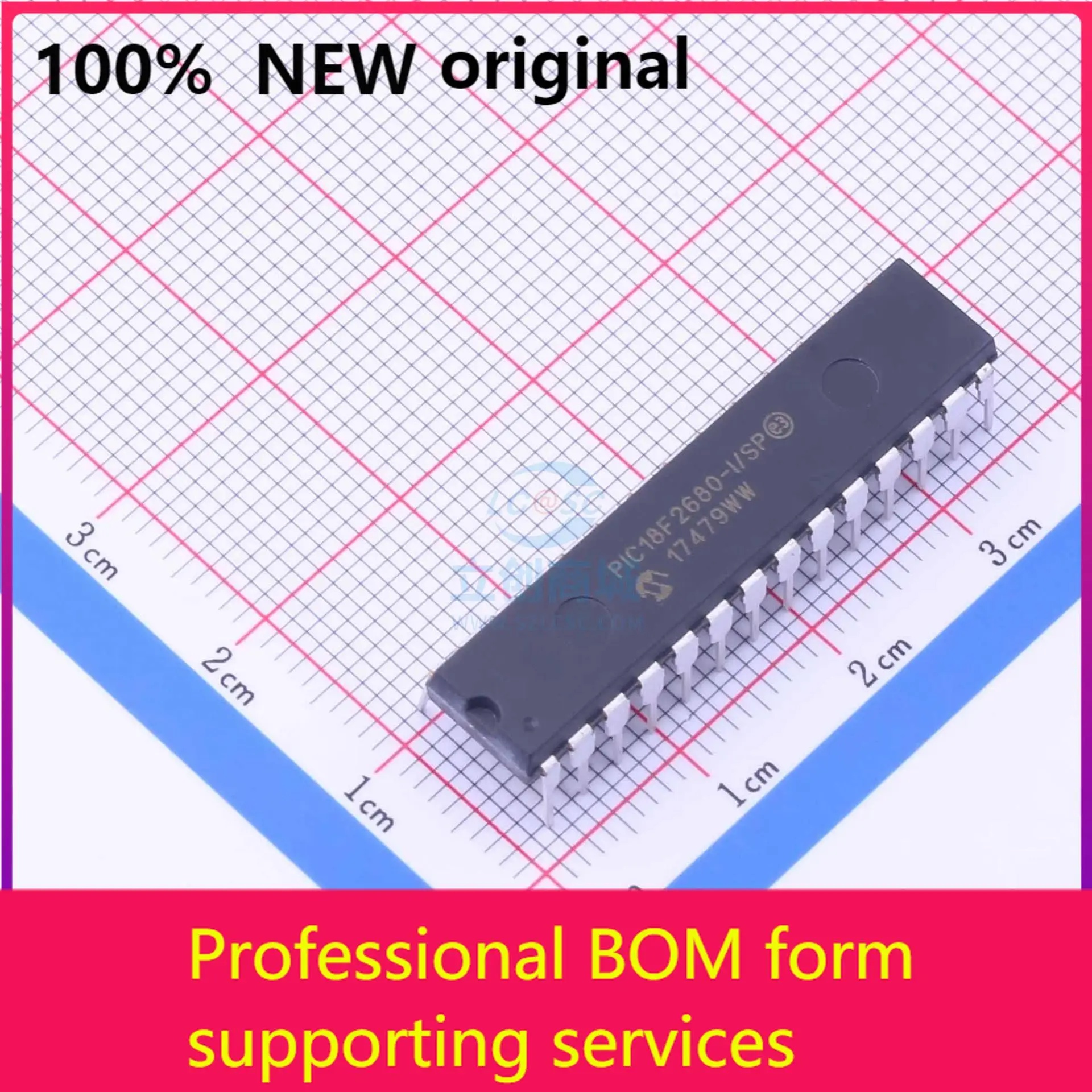 

PIC18F2680-I/SP PIC18F2680-I/SPNew original IC chip 100% original