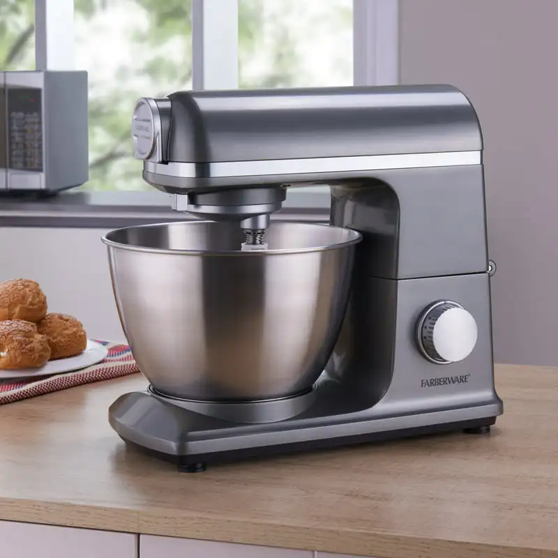 

Speed 4.7 Quart Gun Metal Professional Stand