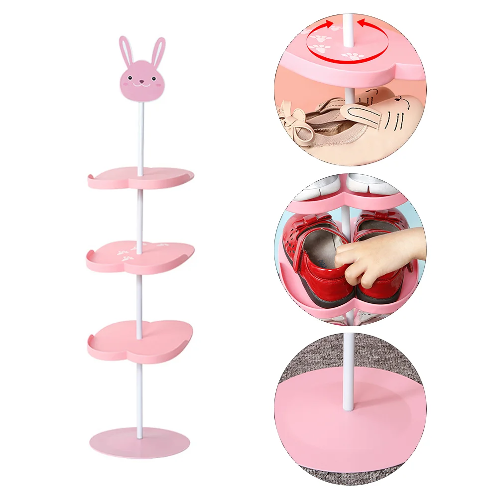 

Shoe Shoes Rack Storage Organizer Shelf Kids Entryway Stand Children Holdercloset Household Baby Diyoutdoor Cartoon Tier Spaces
