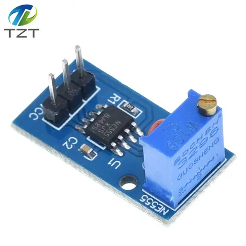 TZT 1/2/5 шт. NE555 модуль генератора импульсов с регулируемой частотой импульсный модуль