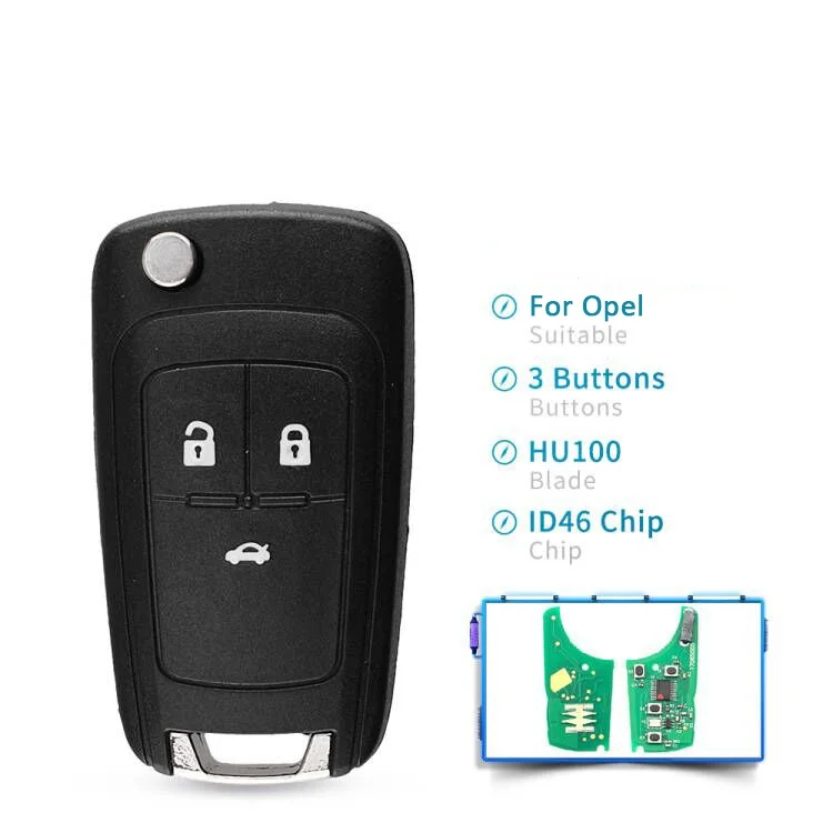 

KEYYOU модифицированный 2/3/4BT дистанционный Автомобильный ключ 315/433 МГц чип ID46 для OPEL/VAUXHALL Astra J Corsa E Insignia Zafira C 2009-2016