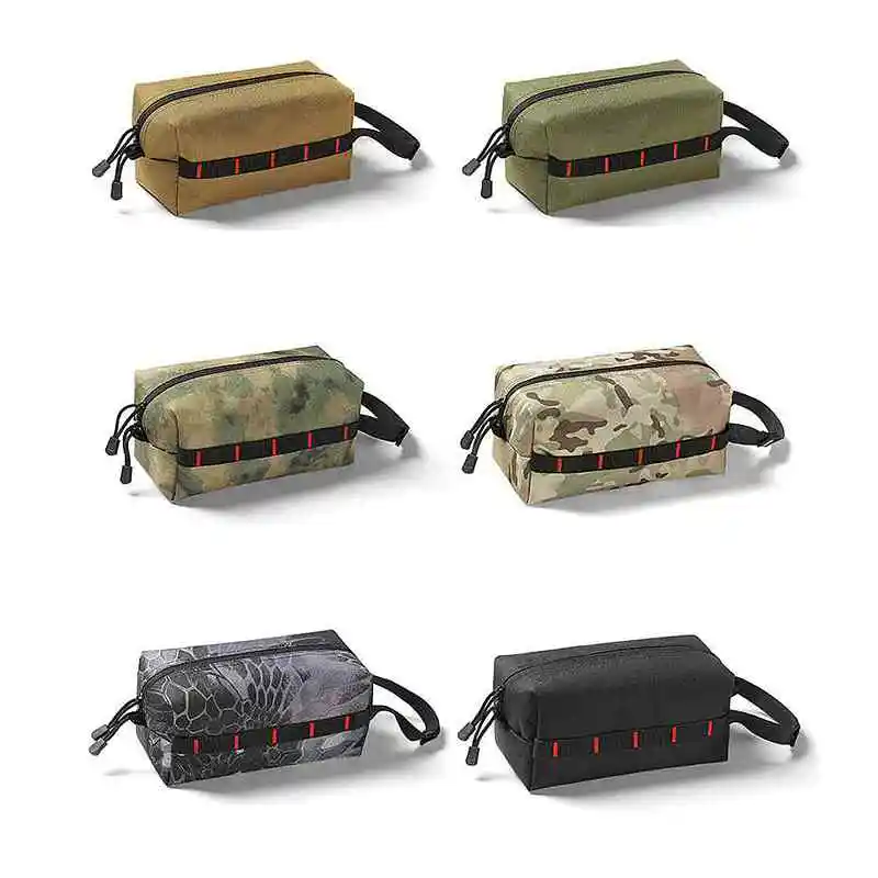 

Outdoor Multi-function Paper Storage Bag Portable Tactical EDC Tool Medical First Aid Accessories Storage Molle Pouch Camo