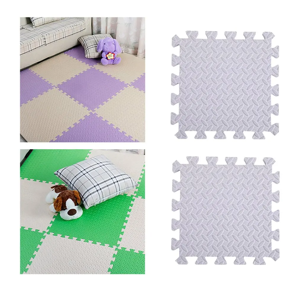 30x30cm Floor Mat Foam Household Plastic Bedroom Tatami Student Dormitory Living Room Hall Bedroom Mosaic Puzzles Mats