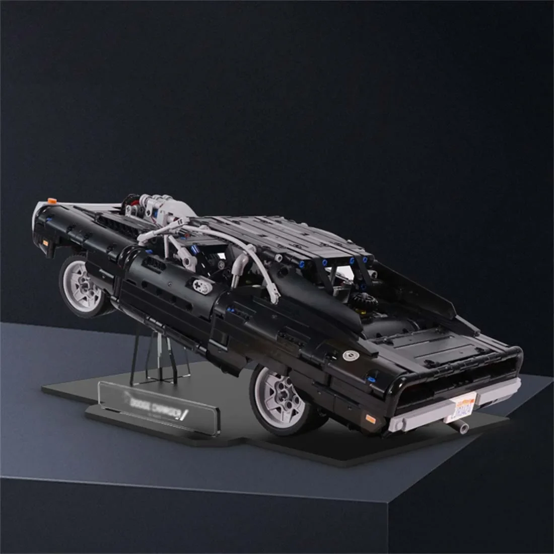 Акриловый стенд для конструктора Lego 42111 Furious Dom's Dodge ChargerRace