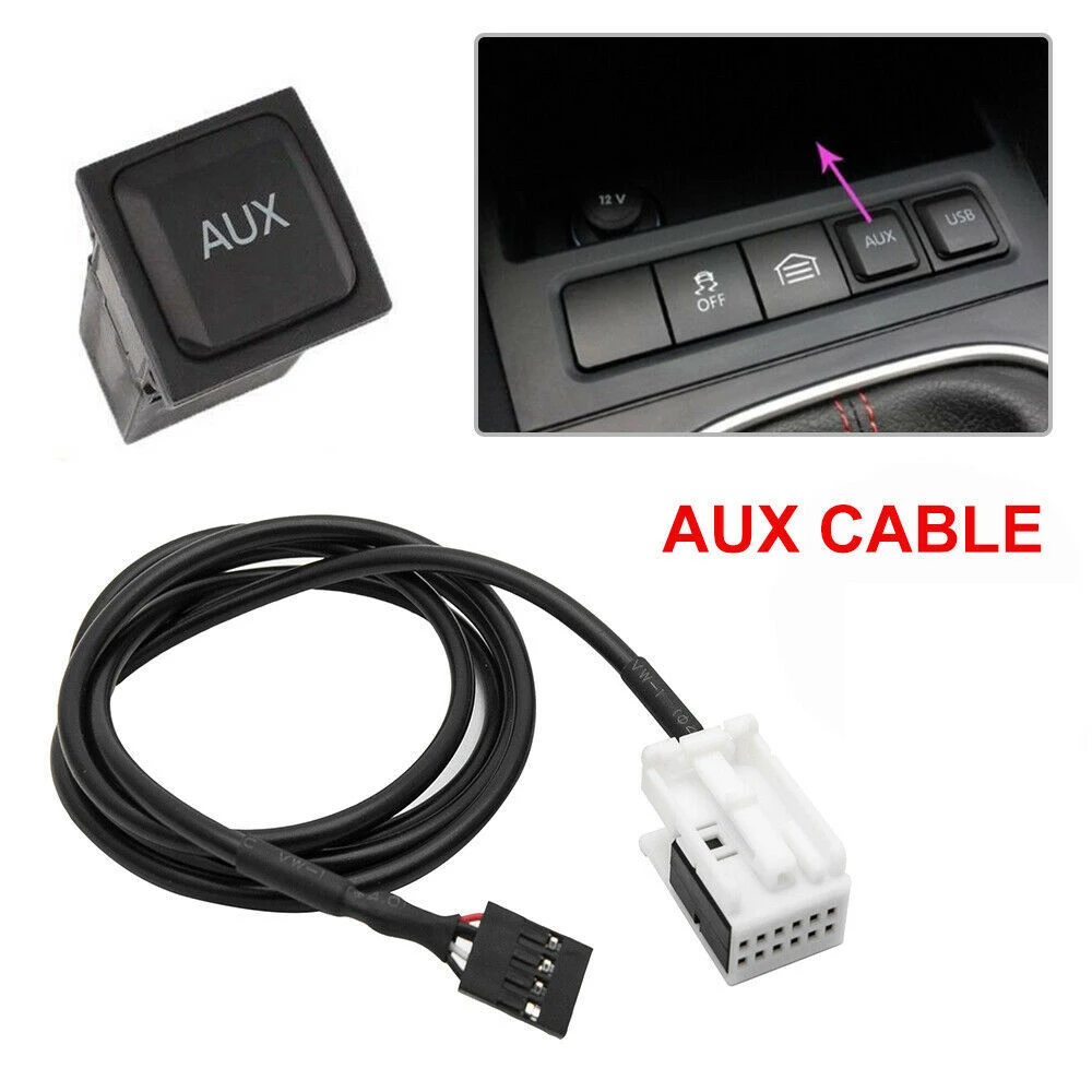 

Car USB AUX Switch Cable USB Audio Adapter RCD510 RNS315 For- Passat B6 B7 Golf 5 MK5 Golf 6 MK6 Jetta 5 MK5 CC
