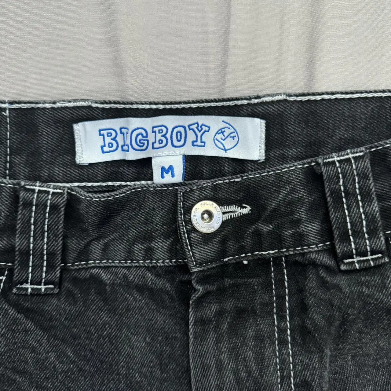 Джинсы с вышивкой в стиле хип-хоп Y2k