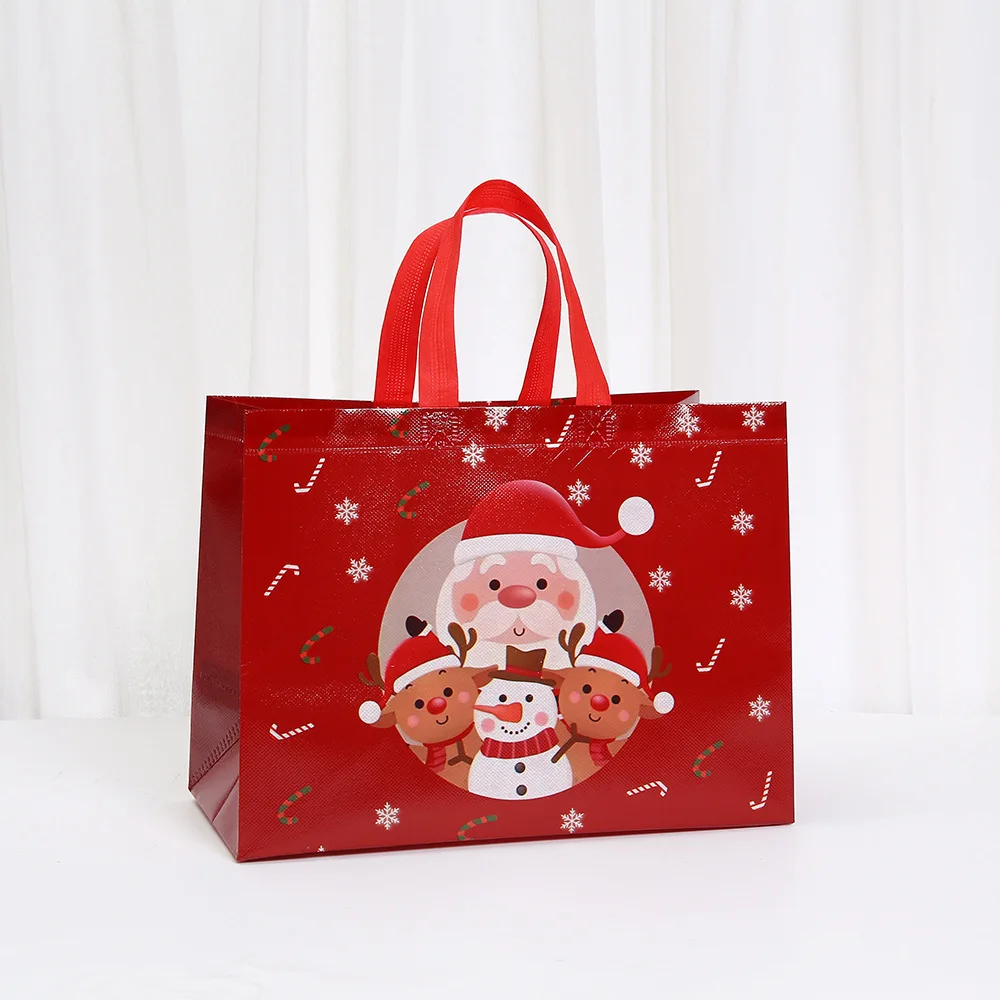 

Рождественский подарочный пакет из нетканого полотна