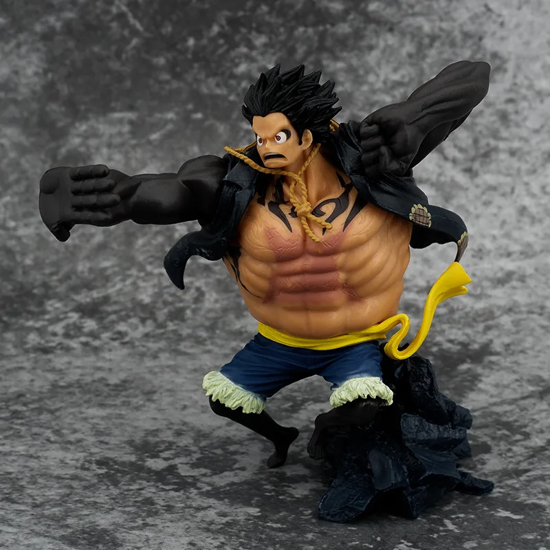 

One piece do SC modelling on the top of the king battle 4 in black hands luffy ape king statue gun model