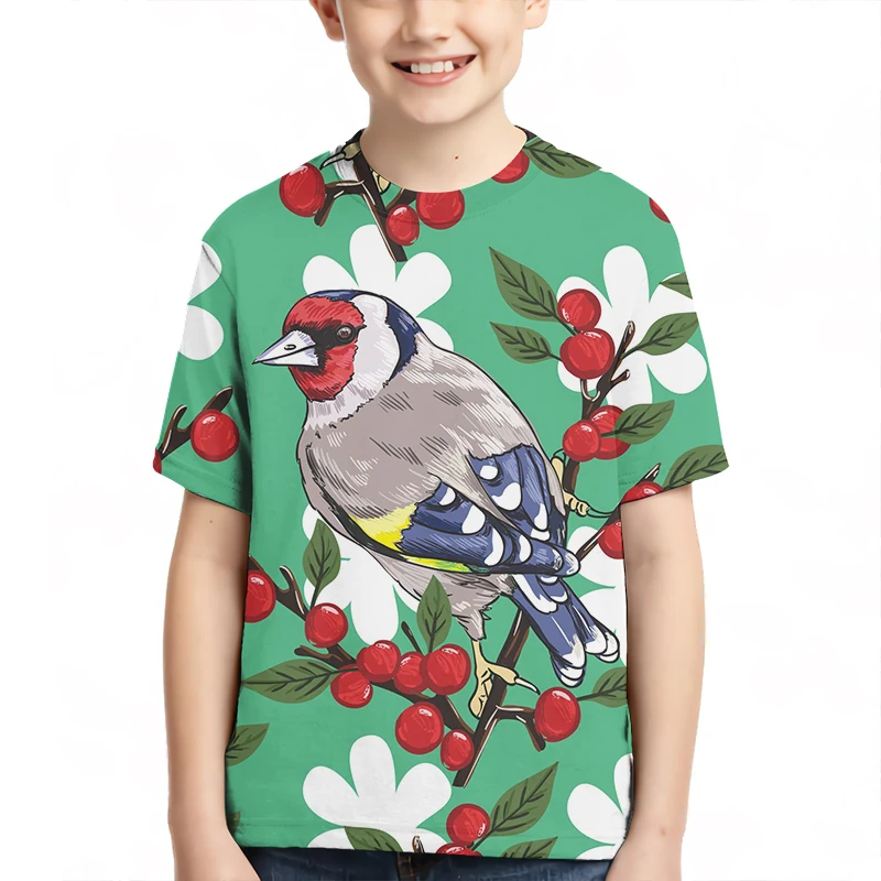 

Летняя Пляжная футболка с цветочным принтом для мальчиков и девочек 4-14 лет