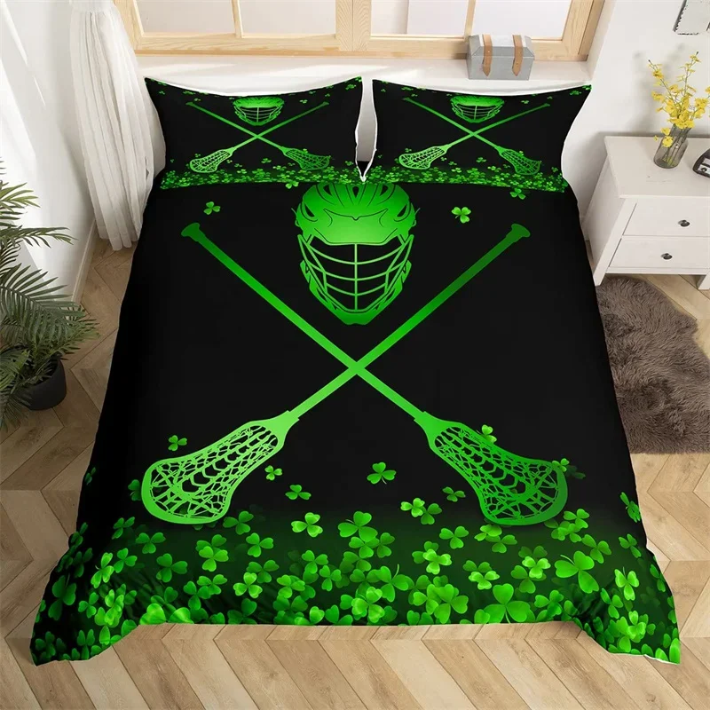 Комплект постельного белья из микрофибры с пододеяльником и мандалой