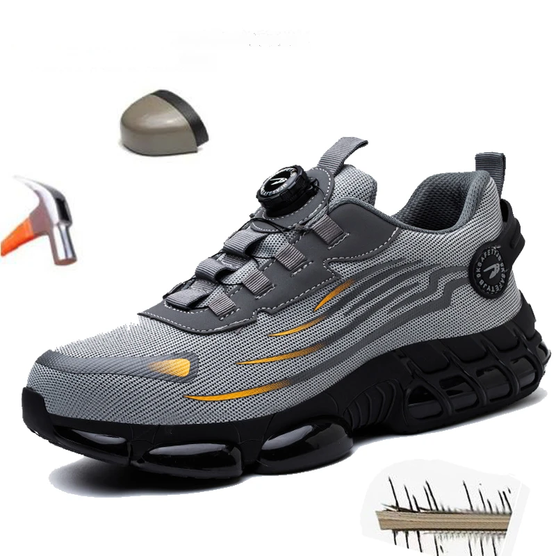 рабочая обувь с защитой мужская рабочие ботинки мужские is ayakkabisi celik burun кроссовки