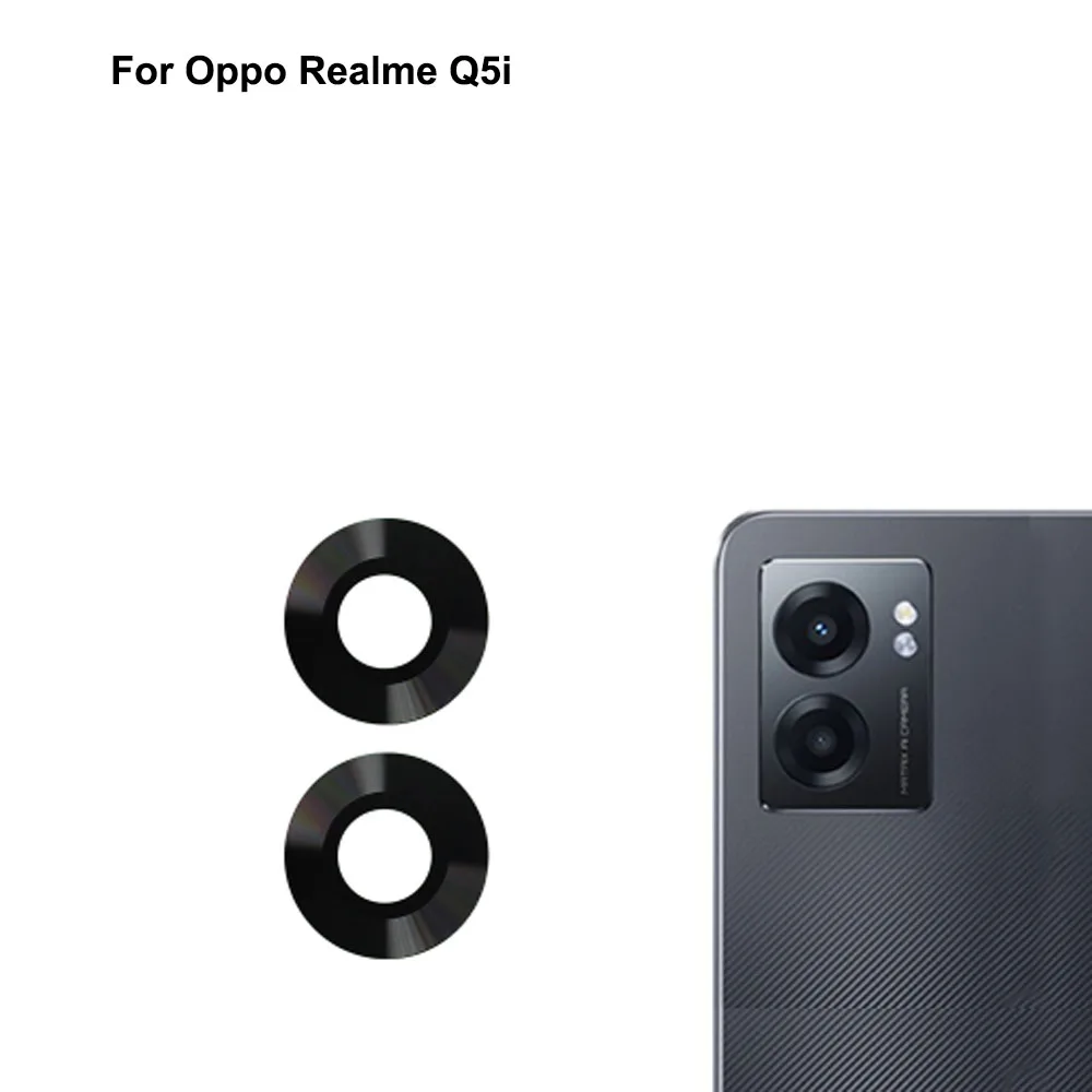

2 шт. Новинка для Oppo Realme Q5i задняя камера стекло объектив тест хорошо подходит для Oppo Realme Q 5i запасные части