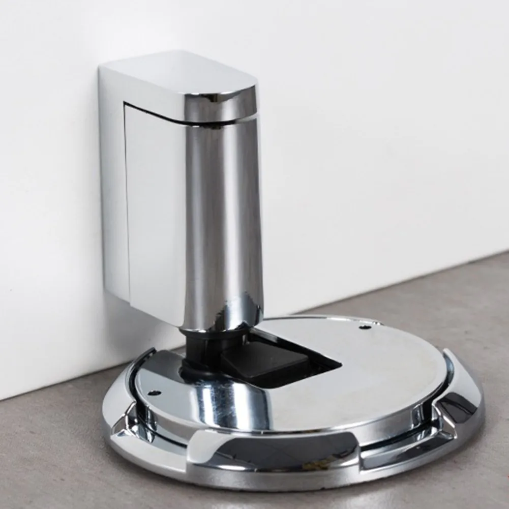 

Mechanical Heavy-duty Doorstop Accessories Nail-free Sticker Zinc Alloy Heavy Duty Door Stop Non-Punch Adjustable Height