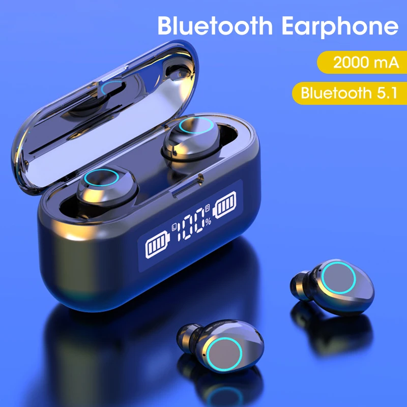 

Wireless Earphones Bluetooth Stereo Headphones Sport Waterproof Noise Reduction Wireless Earbuds With Mic For Android iPhone