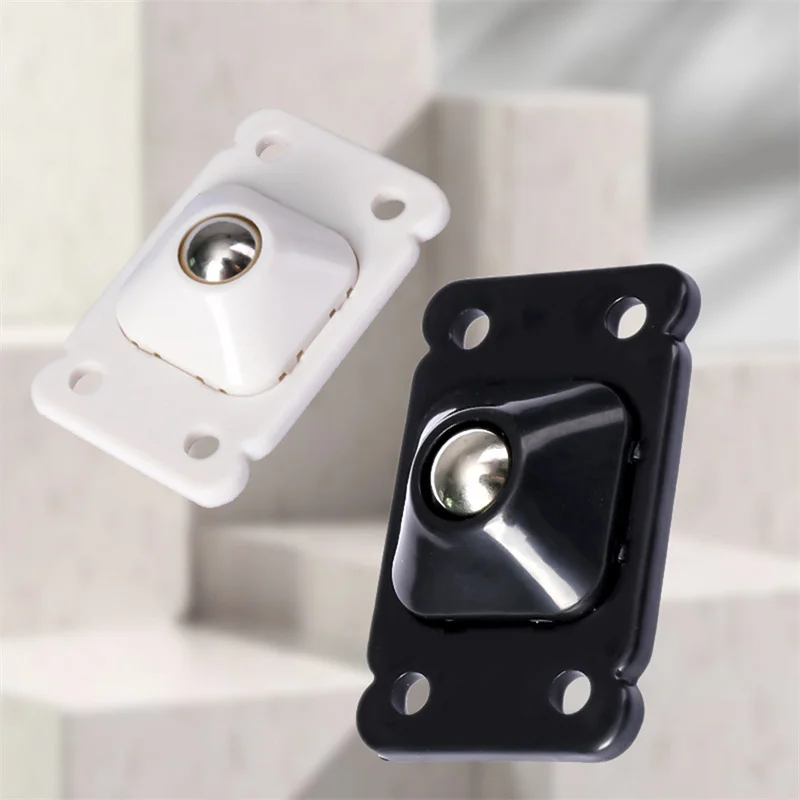 

4pcs Hot Wheels For Furniture Stainless Steel Roller Self Adhesive Furniture Caster Home Strong Load-bearing Universal Wheel