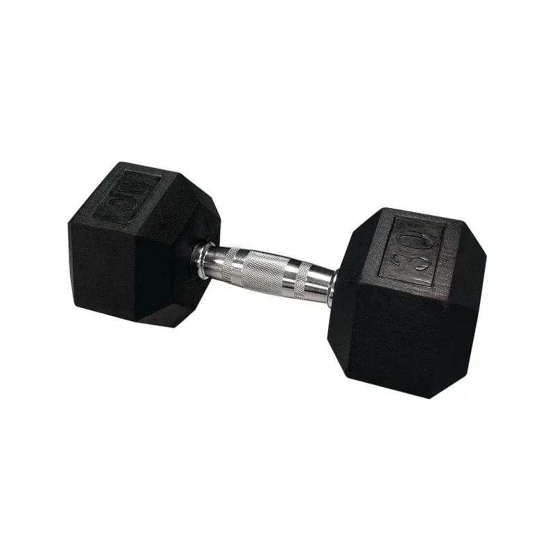 

Gymenist, 80lb резиновые шестигранные гантели, одиночные гантели