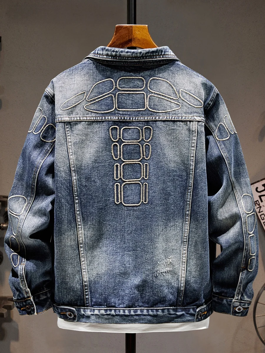 Американская рабочая одежда джинсовая куртка для мужчин Новое поступление 2024