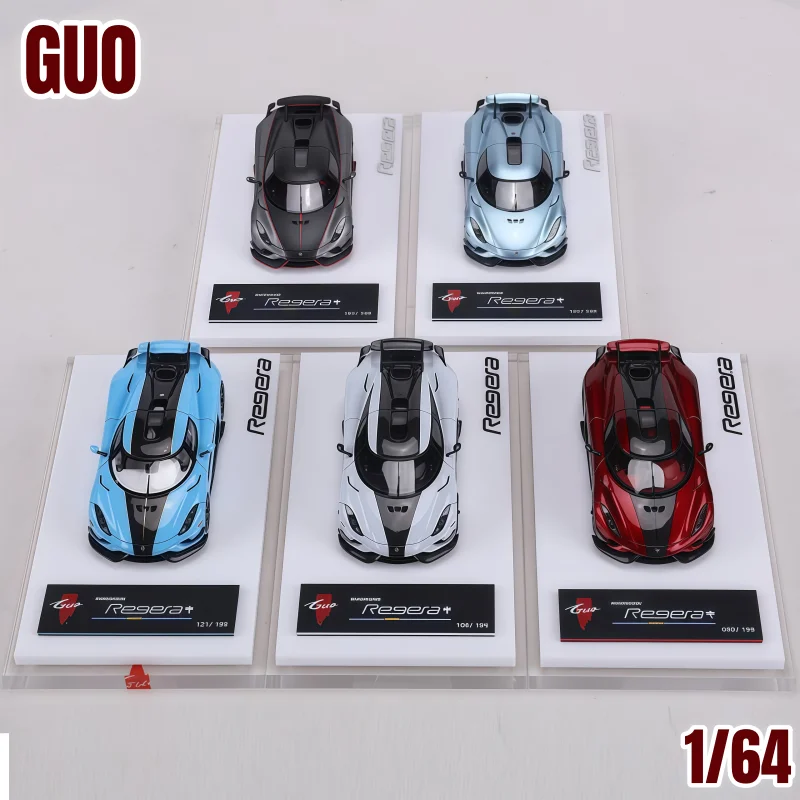 Фото 1:64, новый продукт REGERA на складе, коллекционная модель статического миниатюрного модели автомобиля из смолы, коллекция для взрослых, подарок на фестиваль мальчиков. №1