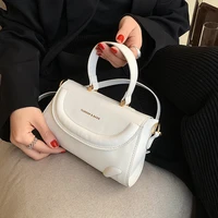 womens bags 2022 new fashion texture one shoulder small square bag western style portable messenger bag