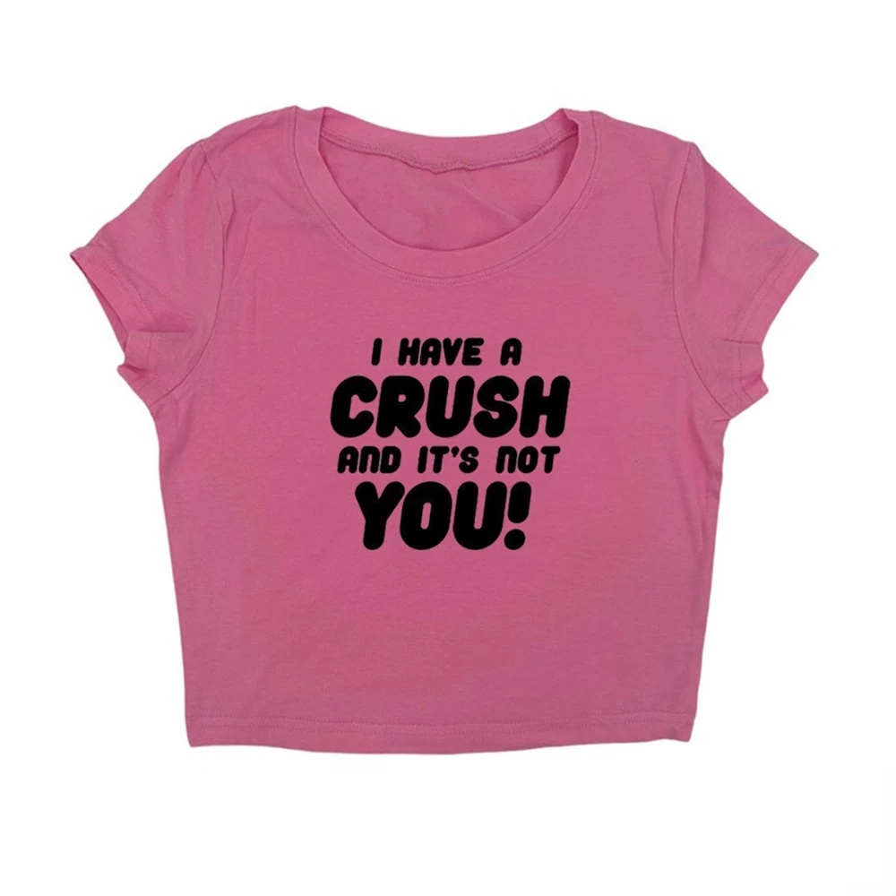 

Реаслот, женский топ с принтом «Я давлю», и это не вы и укороченный топ с принтом Y2K