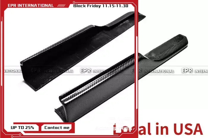 

(Местные в США) для Honda Civic FD2, боковая юбка из углеродного волокна, сплиттер, удлинитель, 2 шт.