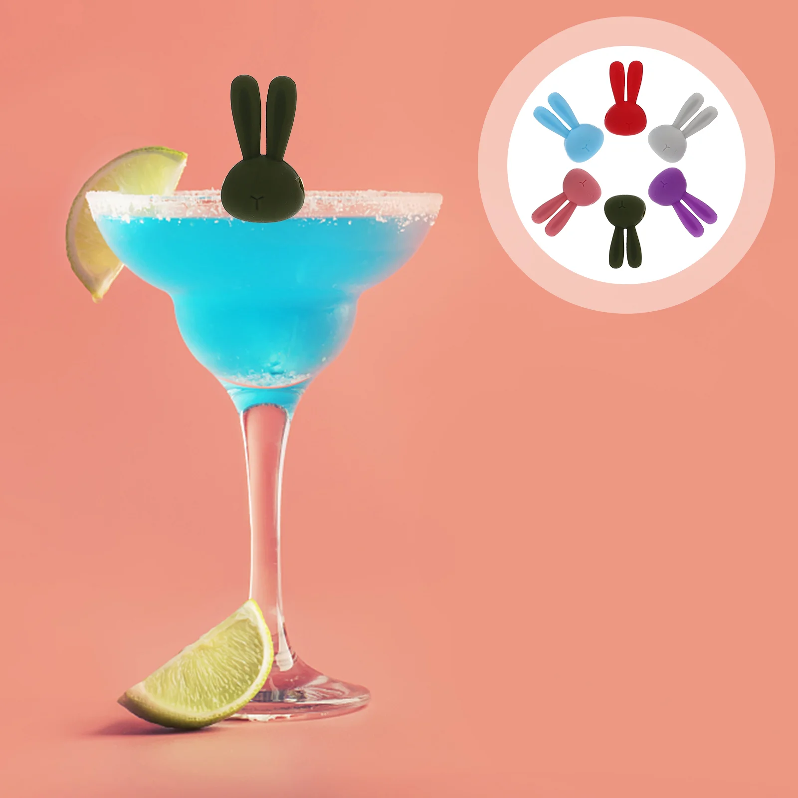 

Glass Marker Portable Markers Wear-resistant Rabbit Drink Delicate Charms Cup Party Dinner